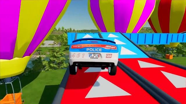 CHEVROLET, DODGE, DACIA, AUDI, VOLKSWAGEN ALL POLICE CARS TRANSPORTING WITH TRUCKS! FS22# смотреть онлайн