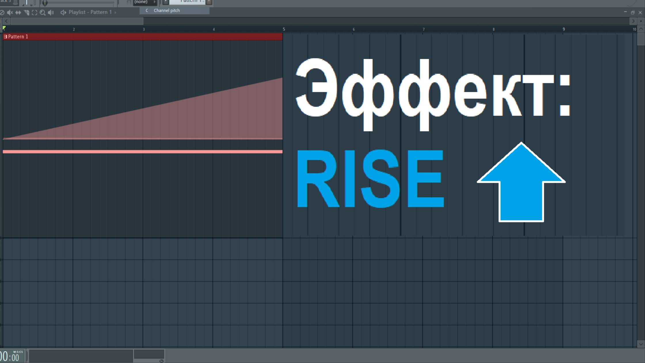 Как сделать музыкальный эффект RISE на стандартных плагинах в программе FL Studio