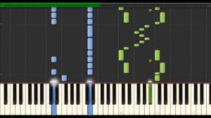 Pirates of the Caribbean 3 - Singapore (Synthesia Piano Tutorial)