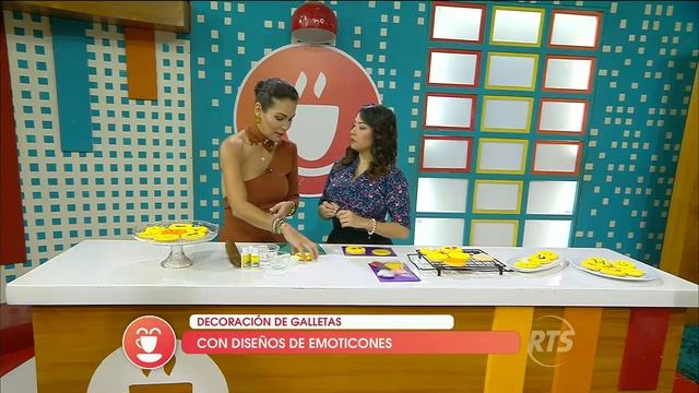 Decoración de galletas con diseño de emoticones