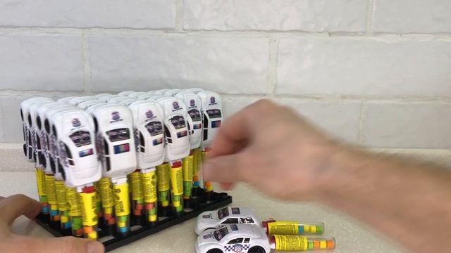 Сахарное драже ПОЛИЦЕЙСКАЯ МАШИНА в тубе с игрушкой (блок 30шт по 2гр) Канди Клаб, тутти-фрутти смотреть онлайн