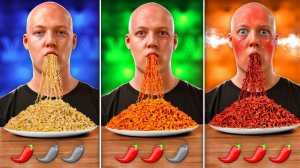 ОСТРАЯ  vs ОСТРЕЕ vs САМАЯ ОСТРАЯ ЛАПША БЫСТРОГО ПРИГОТОВЛЕНИЯ ВАНЗАЙ vanzai