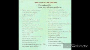 ELI, ELI, LAMÁ SABACTÁ NI? Song of the Neocatechumenal Way