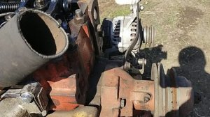 Реальный голос динозавра, первый пуск двигателя а-41 после кап ремонта, первые вращения коленвала.
