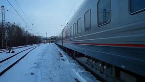 ЭП1-053 с фирменным поездом №015 Мурманск-Москва