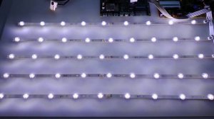 Проверка работы подсветки 42" V14 Slim DRT L1-R1, L2-R2, 6916L-1682B, 83B, 84B, 85B LG 42LB720V.