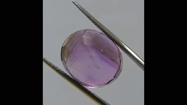 UNTREATED NATURAL AFRICAN PURPLE AMETHYST OVAL FACETED GEM FOR RING