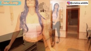 MINI SKIRT TRY ON AND SECRETARY OUTFIT | CRISTINA WILDLIFE