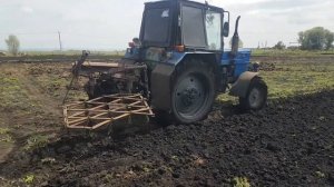 Трактор  МТЗ-80. Весенняя пахота 2020. Беларусь.Мтз.