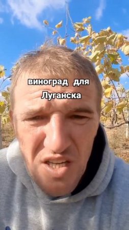ВИНОГРАД ДЛЯ ЛУГАНСКА