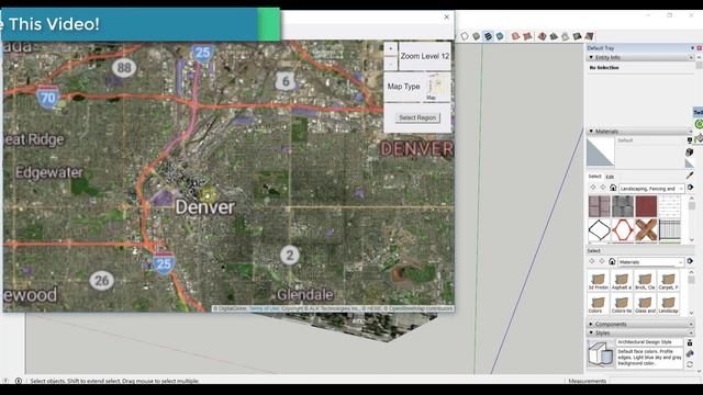 ACCURATE SHADOWS in SketchUp with Add Location смотреть онлайн