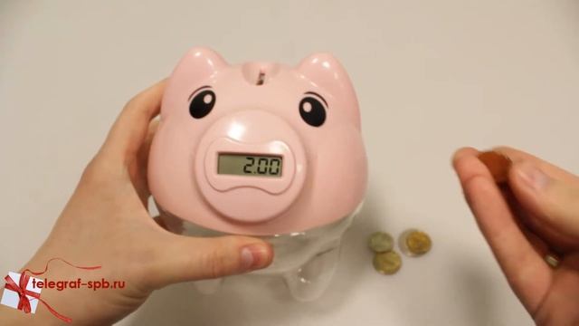 Копилка для монет - Свинка смотреть онлайн