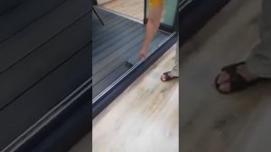 Раздвижные цельностеклянные двери, видео 2 / Алюстрой