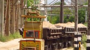 УЖД Силикатного завода, Тверь. Узкоколейный электровоз