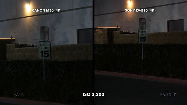 Canon M50 vs Sony ZV-E10 Extreme Low Light ISO Test смотреть онлайн