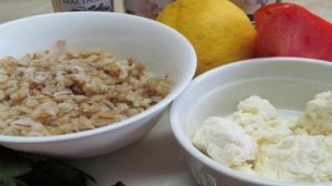 Салат с перловкой