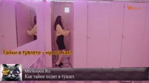 ⛩️ Как тайки ходят в туалет