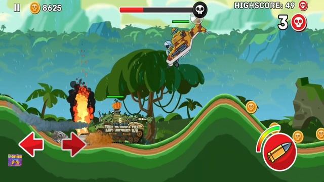 "NEW TANK TITAN VETERAN " VS "HILLS OF STEEL" TANK BOSS ANDROID HD GAMEPLAY смотреть онлайн