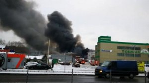 Пожар рынок в Салтыковке