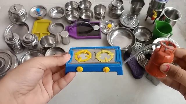 9 Minutes Satisfying & Unboxing Miniature Full kitchen Utensils Collection l Mini Kitchen Set Video