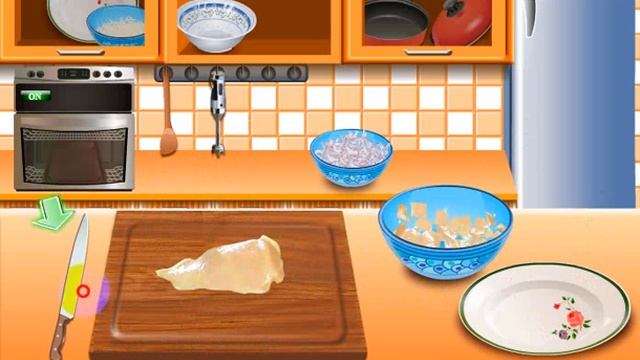 Sara cooking games Salsa chicken rice casserole online game смотреть онлайн