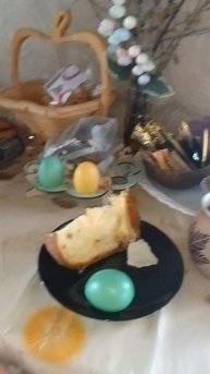 завтракаем куличом