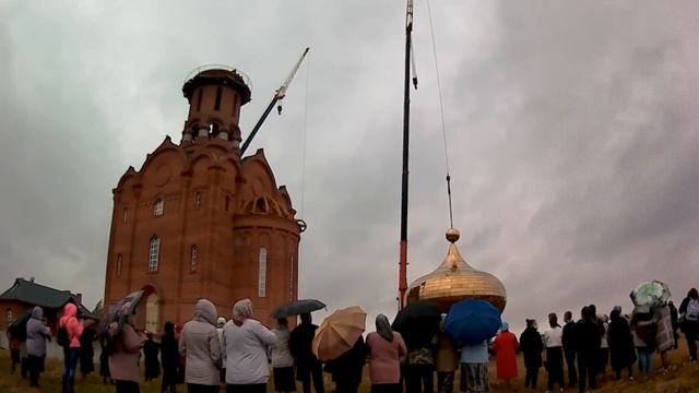 Строительство храма Беломестная Криуша в честь Архангела Михаила 09 09 20