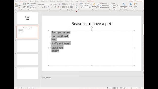 How To Use The Paragraph Group In MS Powerpoint