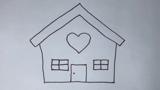 Drawing a Picture of a house with Song for Kids | ارسم صورة لمنزل | Нарисуй домик смотреть онлайн