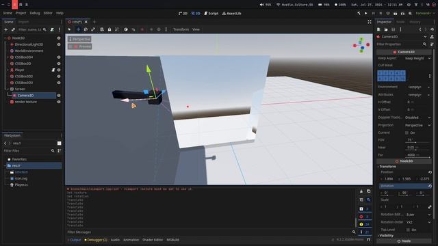 How to create a Security Camera with LIVE footage | CCTV | Godot 4 | (Godot Tutorial #2) смотреть онлайн