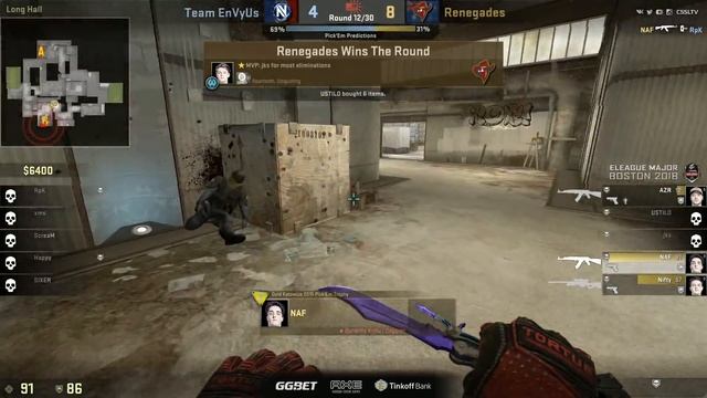 Envy vs Renegades, Main Qualifier, ELEAGUE Major: Boston 2018 смотреть онлайн