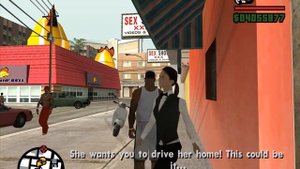 GTA SA : свидание с " Милли Перкинс"