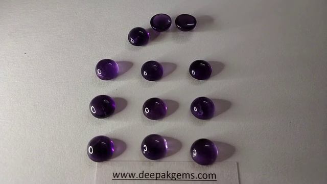 African Amethyst Cabochon Round 10mm смотреть онлайн