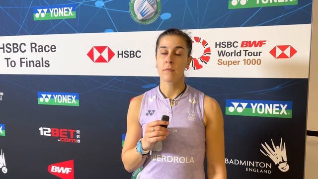 YONEX All England 2023: Carolina Marin's post-match interview after opening win