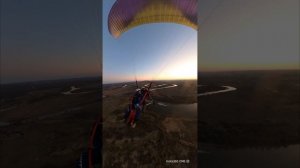 Полёт🦅 на закате РМЗ 500 &🪂 ЗОРО 2+🪂 Тандем