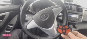 Шильдик на руль Лифан Х 60