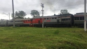 Железнодорожный переезд. Поезда Для Детей.