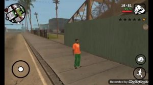 Вот как я убежал от полиции!⭐👮♂️🚔/GTA san andreas