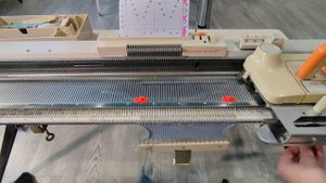 Вязальная машина Silver reed sk250l. (ажурная каретка LC-1) простой и сложный ажур, как вязать