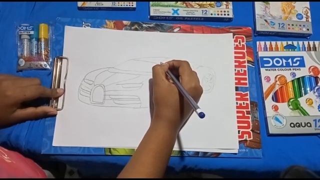 How To Draw A Bugatti Chiron