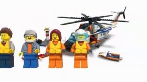 LEGO City Coast Guard Heavy Duty Rescue Helicopter 60166 Building Kit 415 Piece