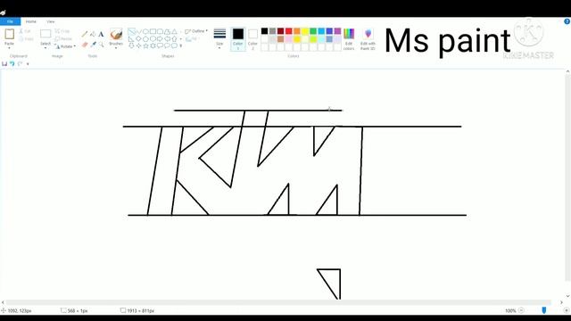 How T Draw KTM Logo using Simple Paint Program | Drawing KTM Bike Logo Step by step Easily смотреть онлайн