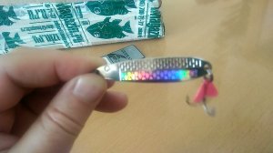 Распаковка посылки с блесной German колеблющаяся. Универсал 8101