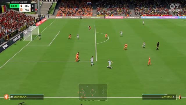FC 24. Игра 7. Бельгия(1) vs Нидерланды. Женский турнир. Игра на победителя. До 10 Побед. смотреть онлайн