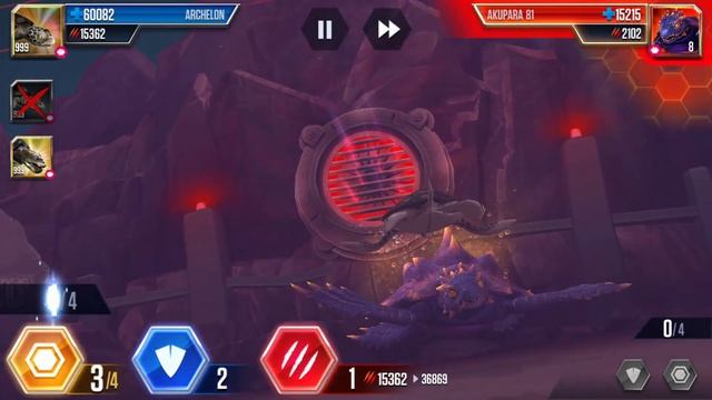 HENODUS 999 vs AKUPARA 81 - JURASSIC WORLD THE GAME смотреть онлайн