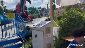 Парк аттракционов Три медведя, гуляем с сестрами, Софие стало плохо, Летающая тарелка, Орбита