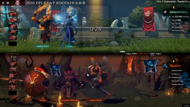 Game 2 & 3 | Newbee vs SAG | DPL-CDA Professional League Season 1 смотреть онлайн