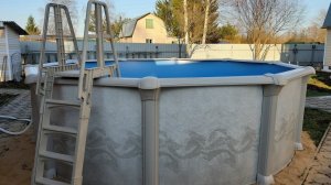 Морозоустойчивый каркасный бассейн 4.6 с нагревателем воды на 220 В. Бассейн с подогревом на даче