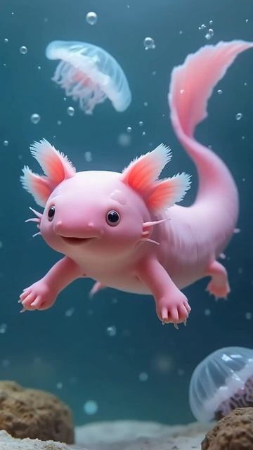 its me after hard working day #axolotl #funny #animals смотреть онлайн