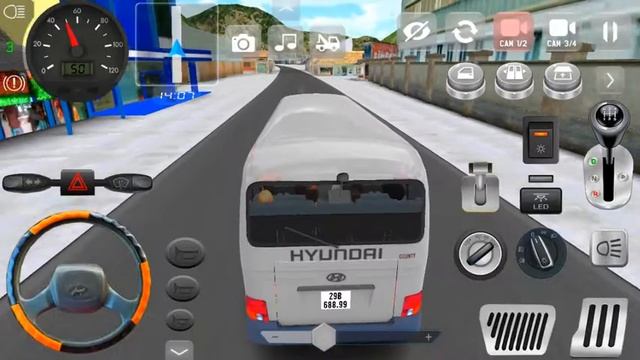 Minibus Simulator Vietnam #22 || Hyundai Country Mini Bus + [ Android Games ]